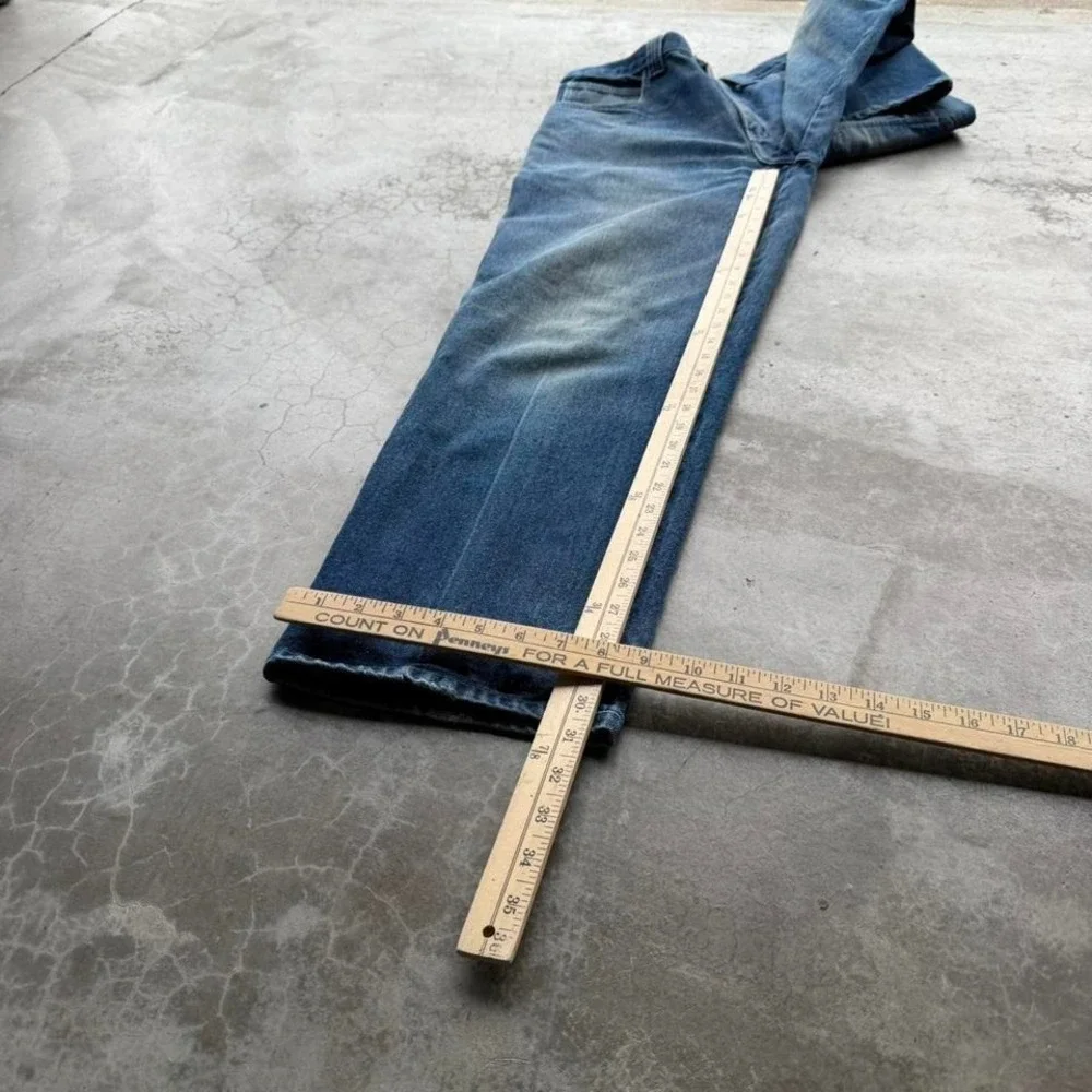 Vintage early 2000's Phat Farm Faded Worn Wide Leg carpenter Denim jeans